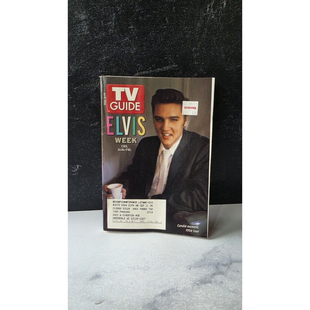 TV Guide May 8-14 2005 Elvis Presley Week 1956 Tour